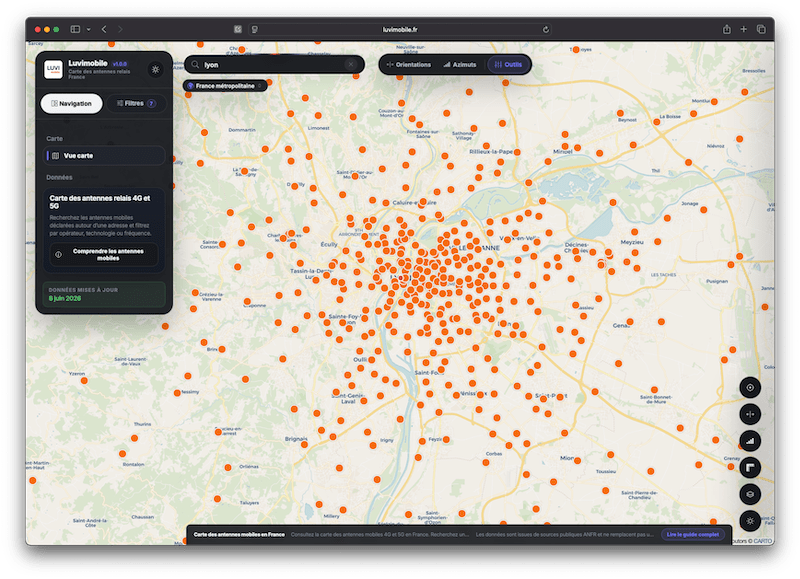 Carte-des-antennes-relais France 2026