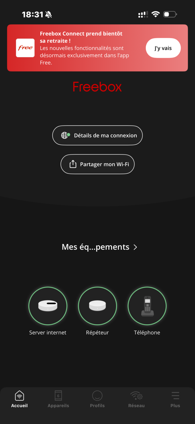 Freebox Connect va disparaître au profit de l’application Free